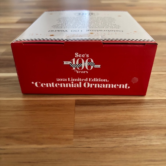 See's Candies 2021 Centennial Christmas Ornament - Picture 3 of 6